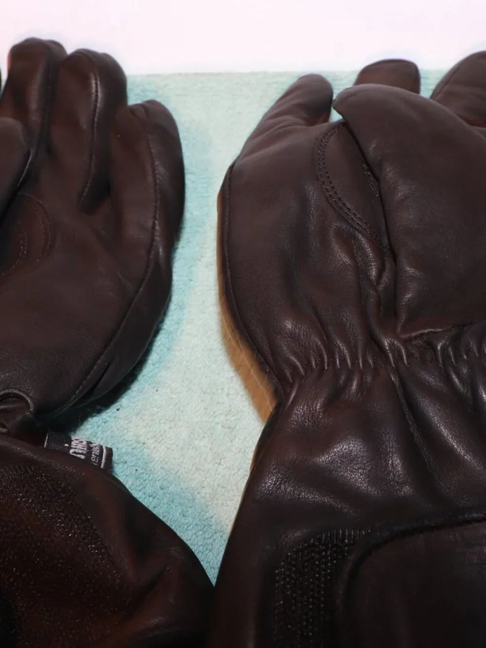 Gerbings Heated Motorcycle Gloves Leather Helspor Thinsulate Made w/Kevlar SizeM